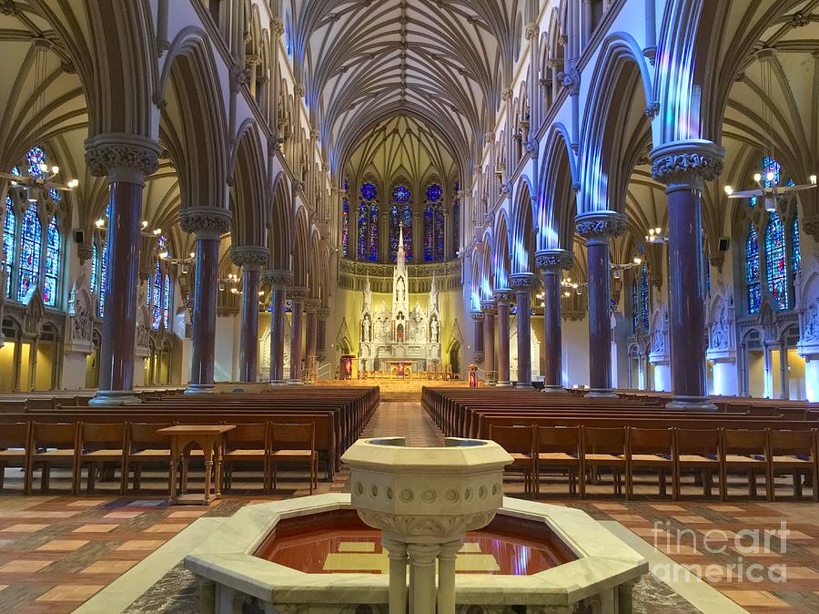 ST FRANCIS XAVIER COLLEGE CHURCH landscape Photograph by Debbie Fenelon