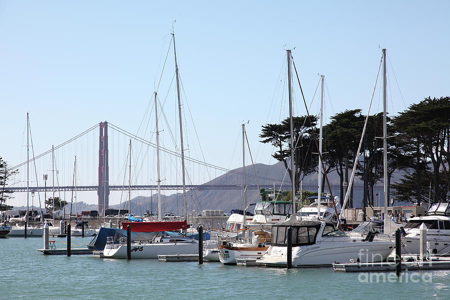 St Francis Yacht Club At The San Francisco Marina 5D18265 Photograph by San Francisco