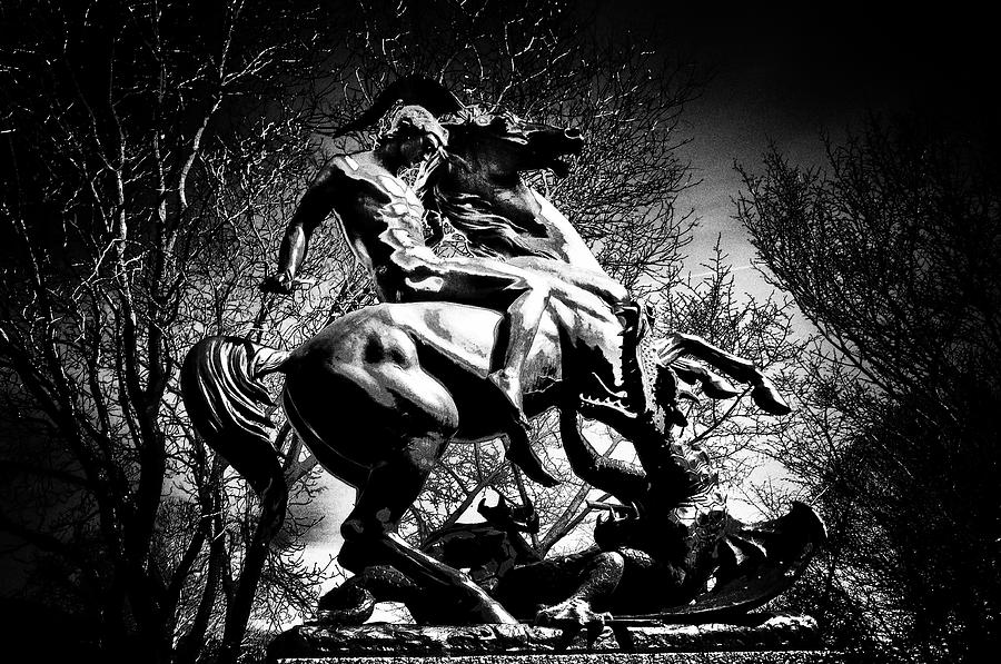 Philadelphia Photograph - St. George and the Dragon by Bill Cannon