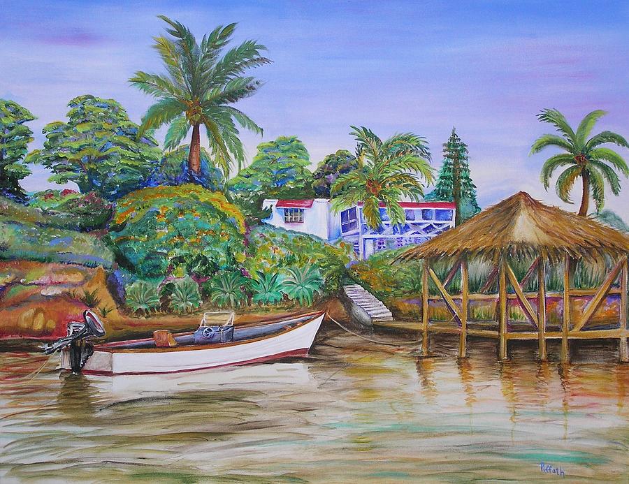St. George Harbor Painting by Patricia Piffath