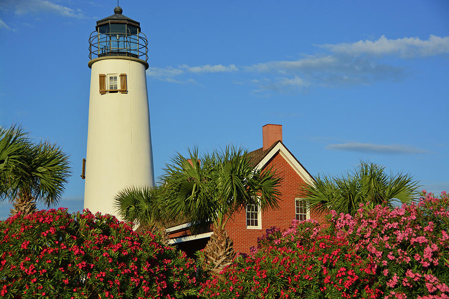 St George Island Lighthouse Photograph by Ben Prepelka