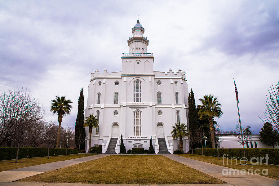 St George Temple Photograph by Debbie D Anthony