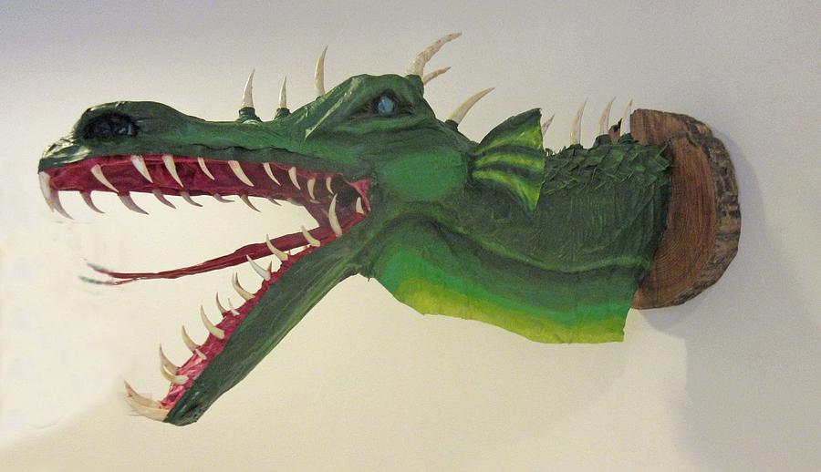 Dragon Mixed Media - St. Georges trophy by Gordon Wendling