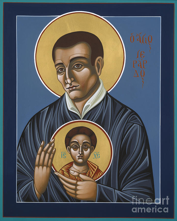 St Gerard Majella Patron of Expectant Mothers 138 Painting by William Hart McNichols