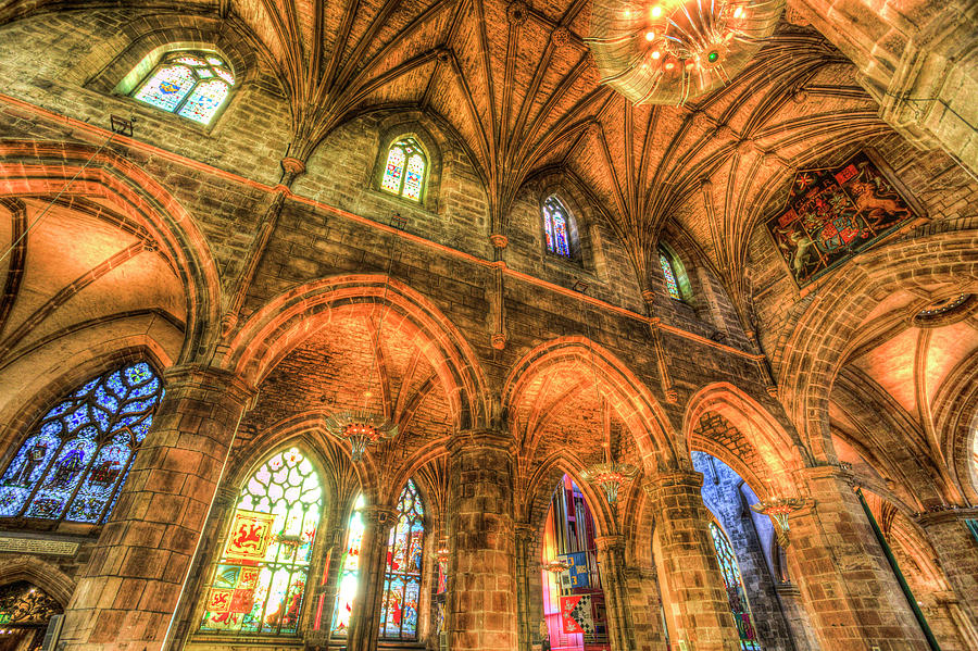 St Giles Cathedral Edinburgh Scotland Photograph by David Pyatt
