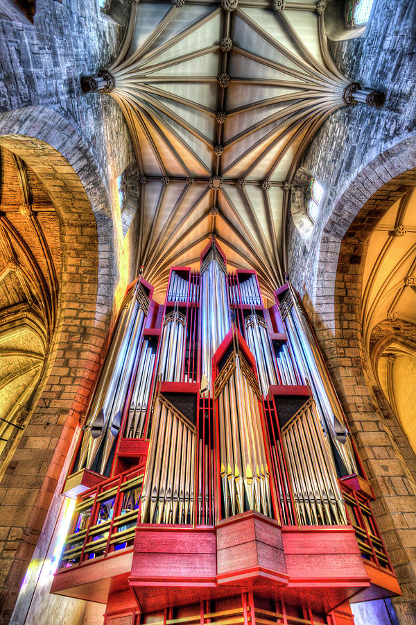 St Giles Edinburgh Cathedral Organ Photograph by David Pyatt