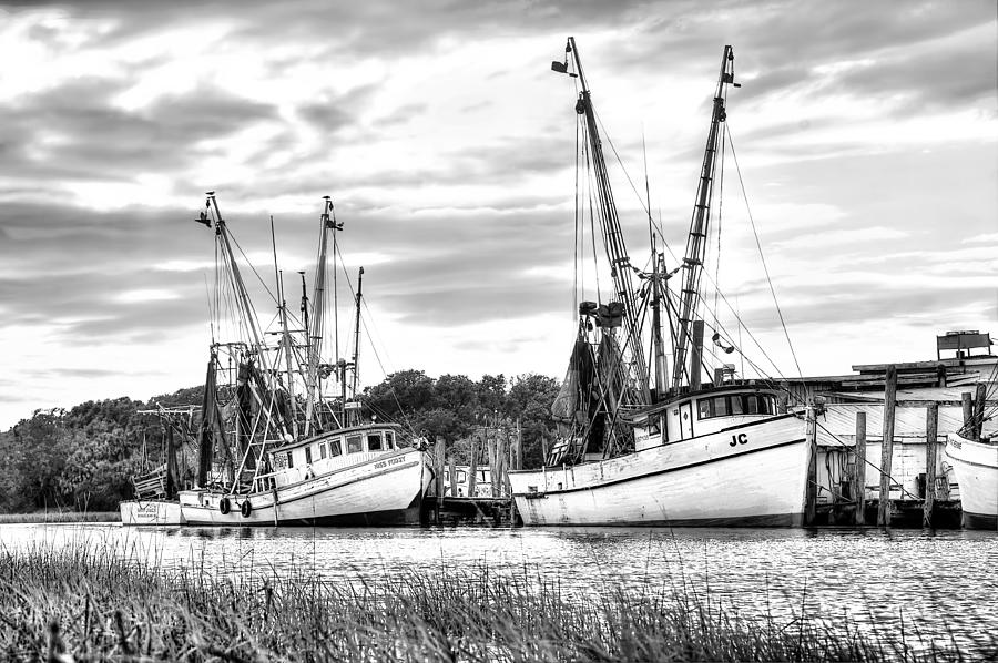 St. Helena Shrimp Boats Photograph by Scott Hansen