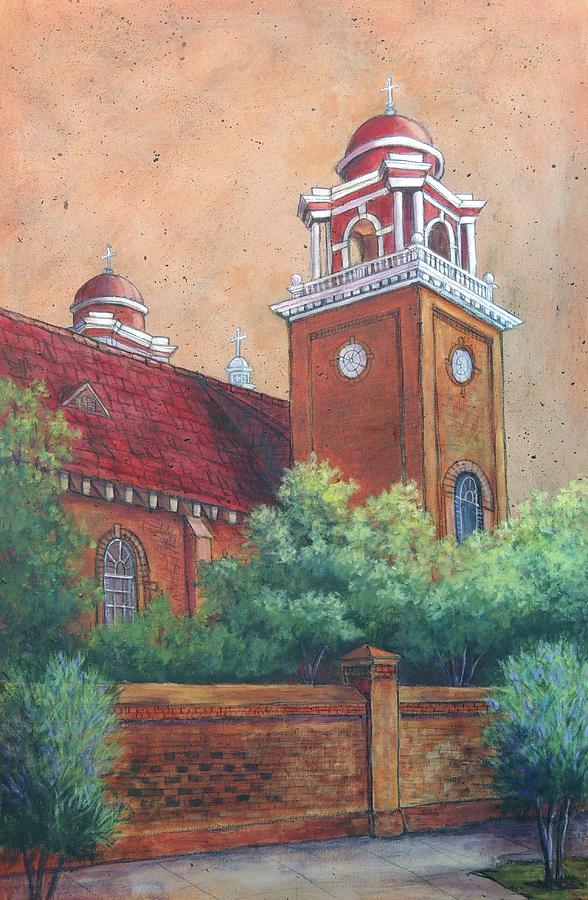 El Paso Painting - St. Ignatius by Candy Mayer