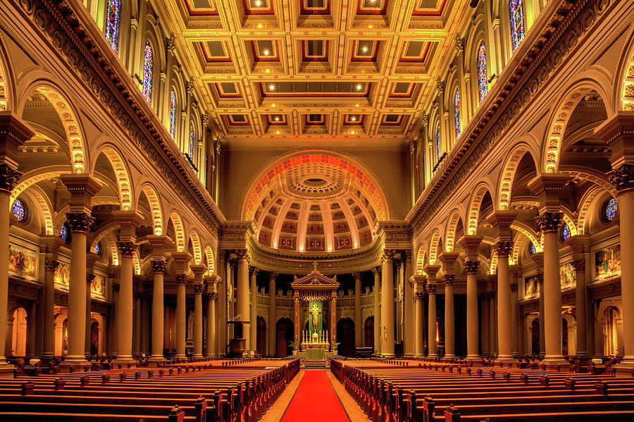 St Ignatius Interior Photograph by Paul LeSage