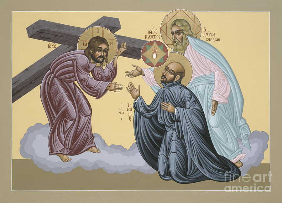 St Ignatius Vision at La Storta 074 Painting by William Hart McNichols