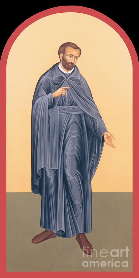 St. Isaac Jogues, SJ - RLISJ Painting by Br Robert Lentz OFM