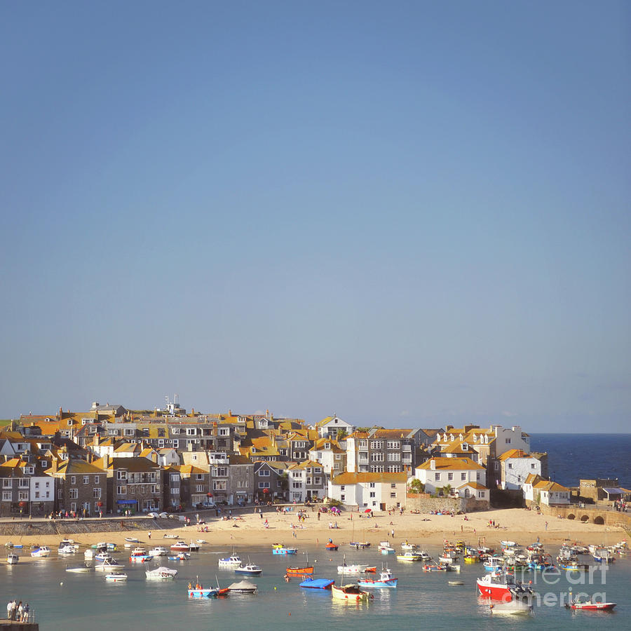 St Ives harbour Photograph by Lyn Randle
