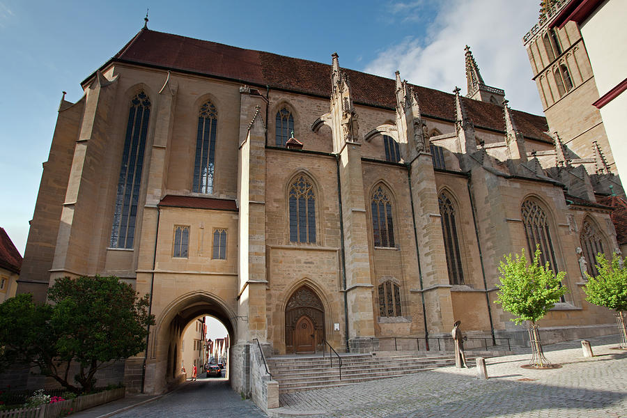 St Jacobs Church In Rothenburg Ob Der Tauber Photograph