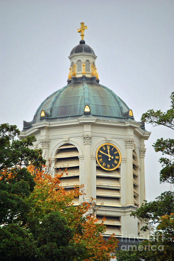 Clock Photograph - St Jacques Sur Coudenberg by Jost Houk Clock Photograph - St Jacques Sur Coudenberg by Jost Houk