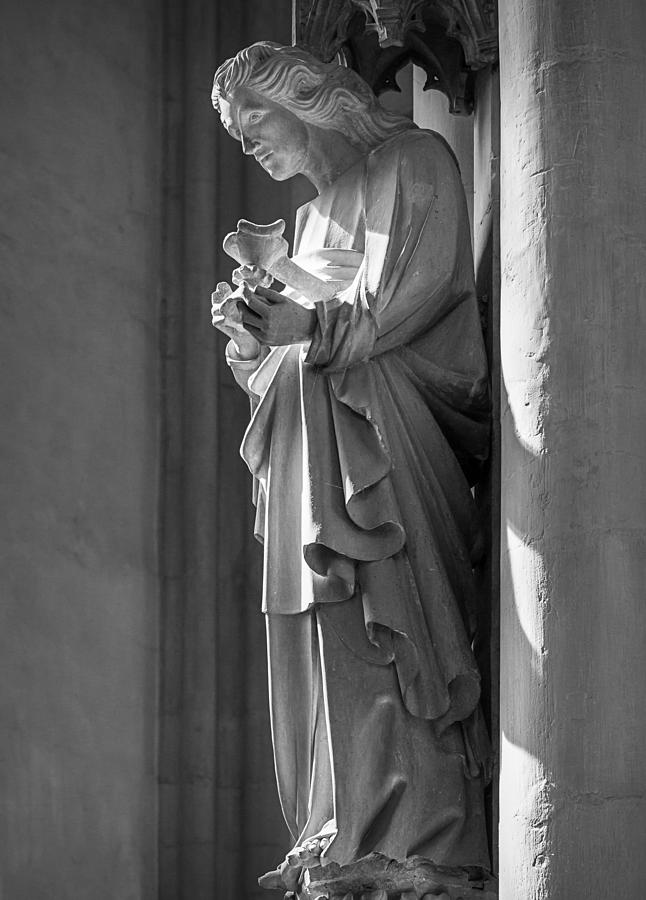 St. Jakob Church - Rothenburg Photograph by Shirley Radabaugh