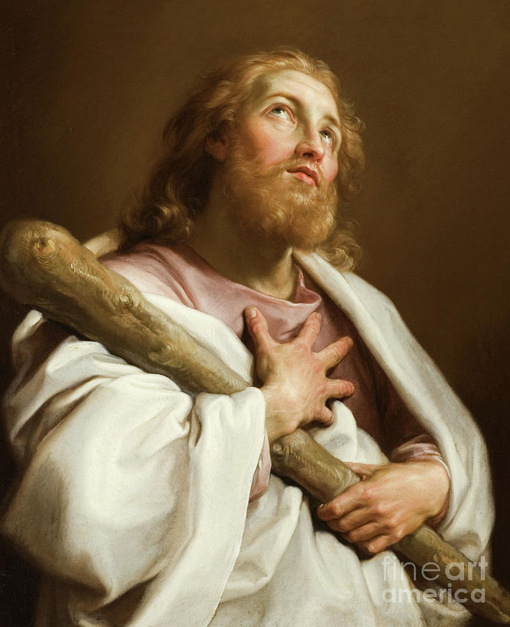 St James the less Painting by Pompeo Girolamo Batoni