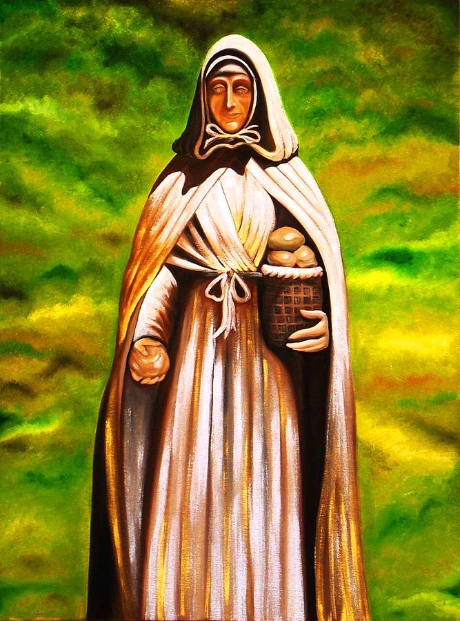 St Jeanne Jugan of France Painting by Xafira Mendonsa Fine Art America
