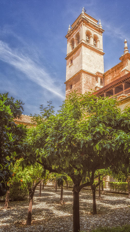 St Jerome Cloister Granada Photograph by Joan Carroll