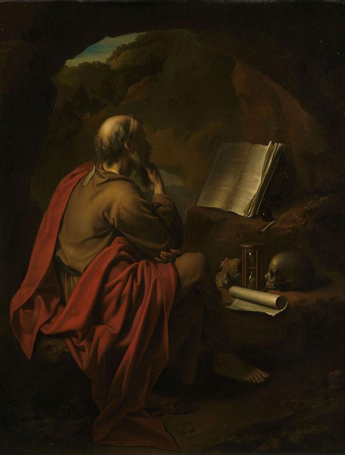 St Jerome Pieter van der Werff 1710 Painting by Artistic Panda - Fine ...