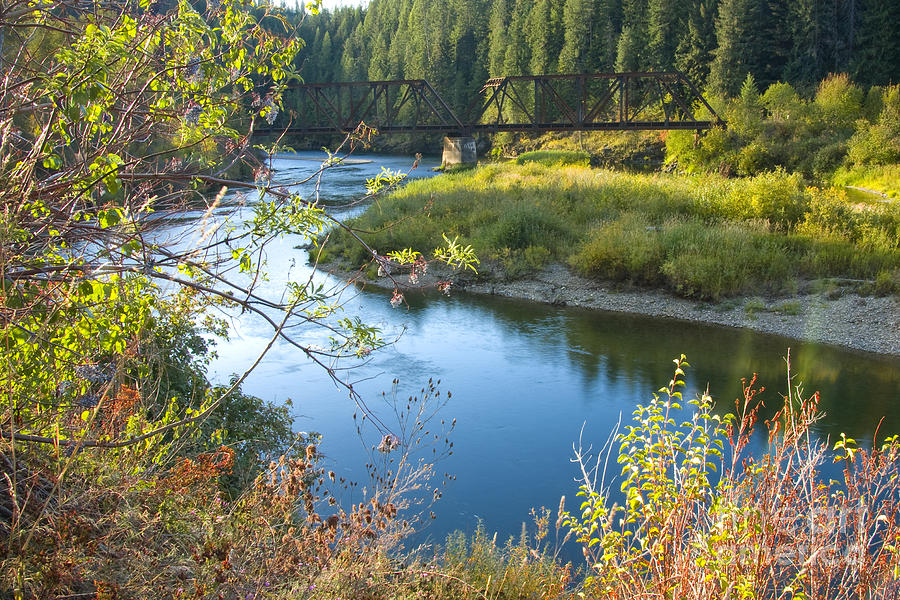 Fall Photograph - St. Joe River by Idaho Scenic Images Linda Lantzy