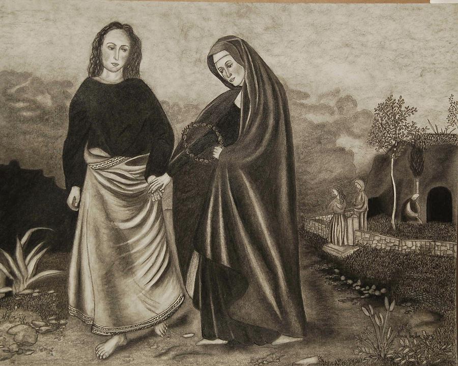 St. John and Blessed Mother at the Tomb by Alma Bella Solis St. John and Blessed Mother at the Tomb by Alma Bella Solis
