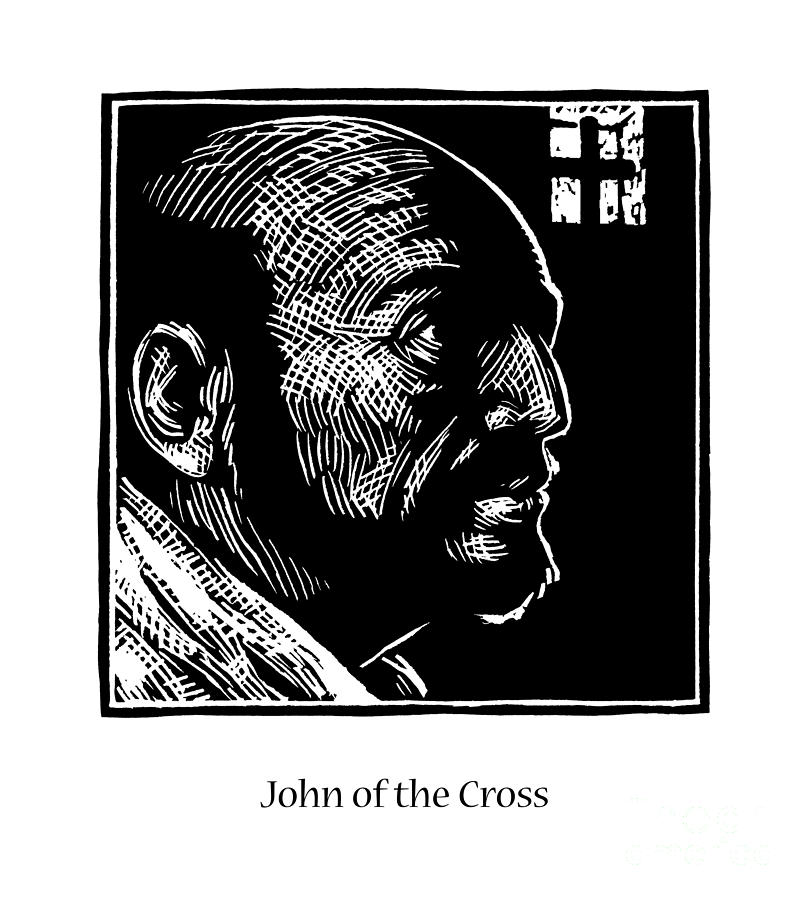 St. John of the Cross - JLJOC Painting by Julie Lonneman