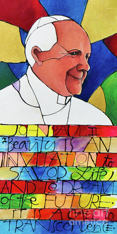 St. John Paul II - MMJPA Painting by Br Mickey McGrath OSFS
