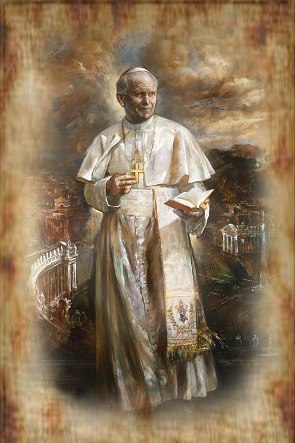St John Paul II Photograph by Samuel Epperly