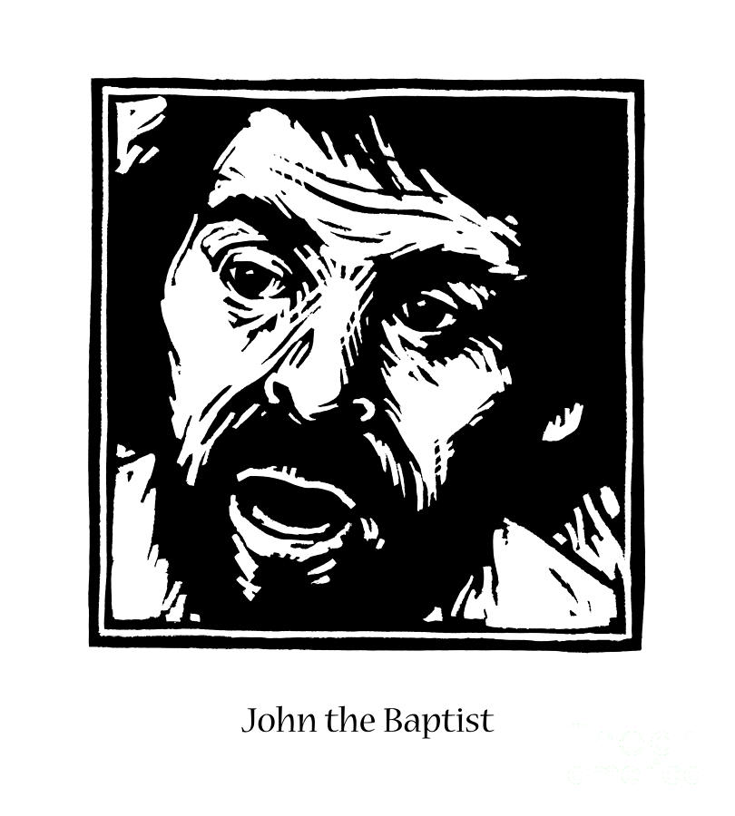 St. John the Baptist - JLJBA Painting by Julie Lonneman