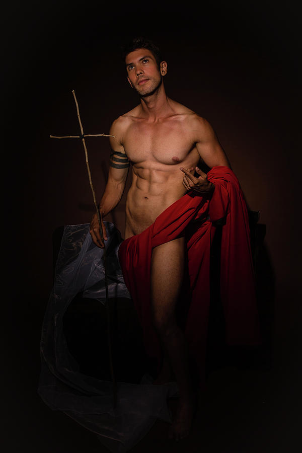 Caravaggio Photograph - St. John the Baptist by Rick Saint