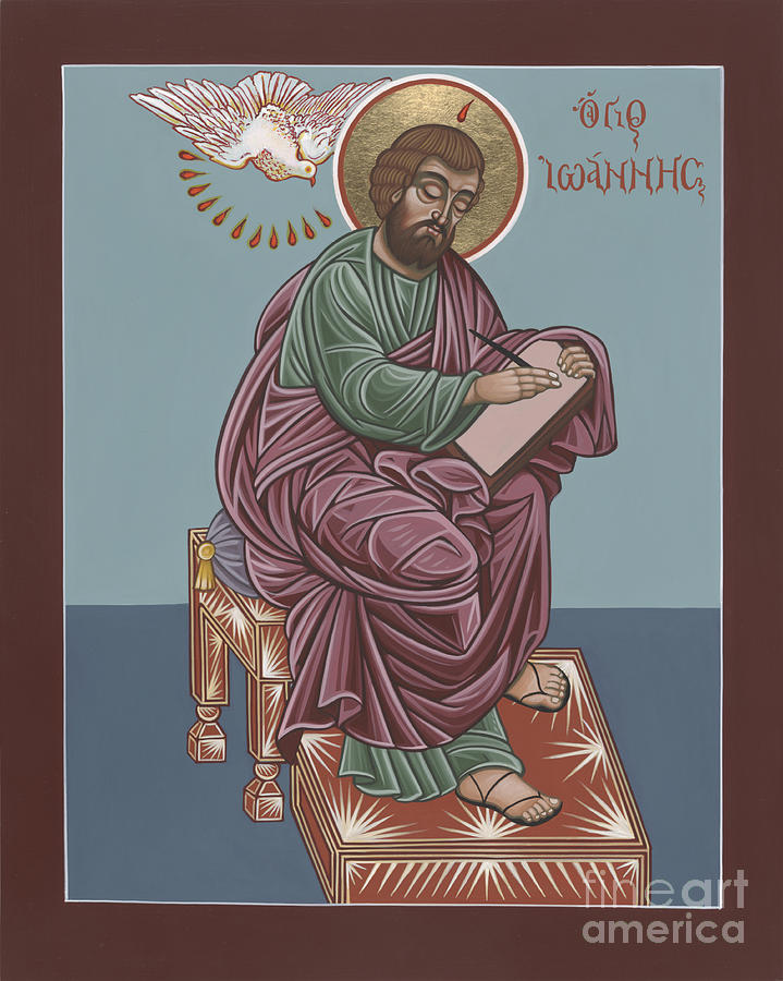 William Mcnichols Painting - St John the Theologian 229 by William Hart McNichols