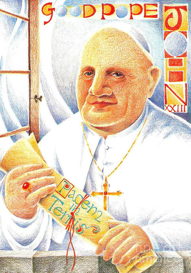 St. John XXIII - MMPJH Painting by Br Mickey McGrath OSFS