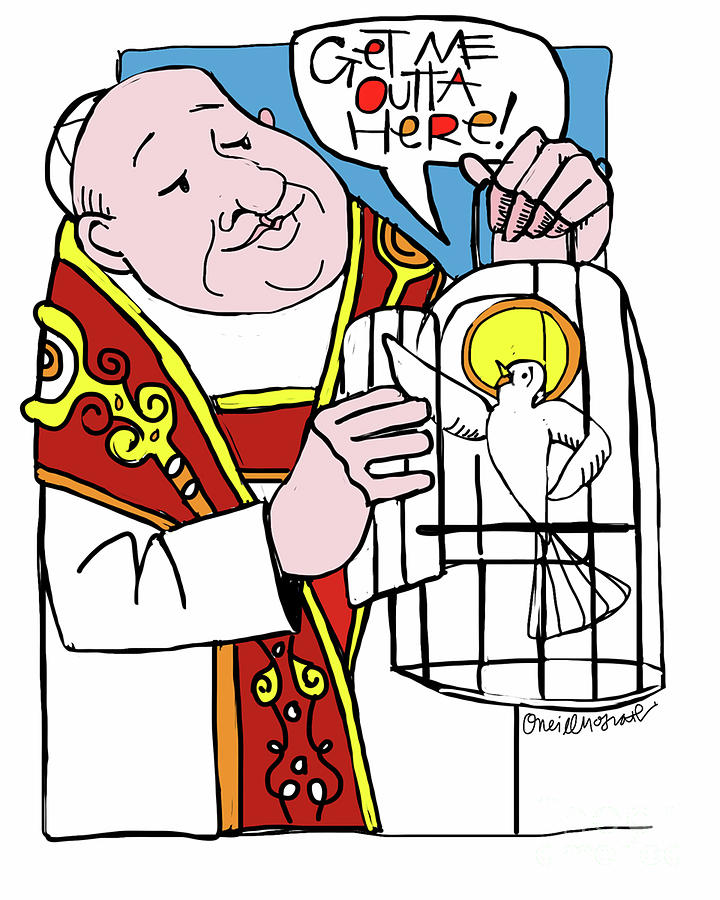 St. John XXIII - MMPJO Painting by Br Mickey McGrath OSFS