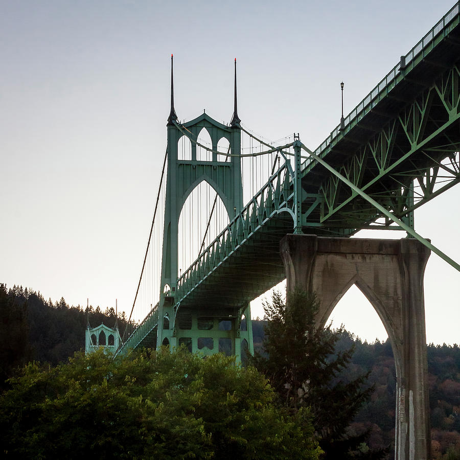 St. Johns Bridge Photograph by Richard Lishner - Fine Art America