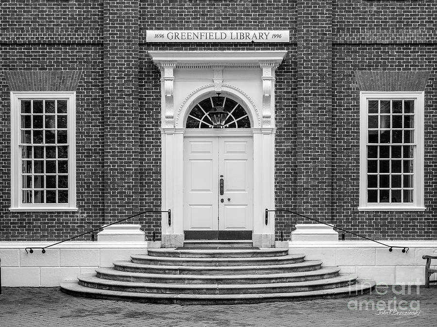 Architecture Photograph - St. Johns College Annapolis Greenfield Library by University Icons