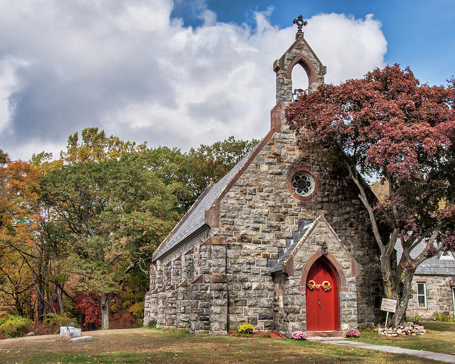 St Johns Episcopal Church of the Wilderness Photograph by Cathy Kovarik