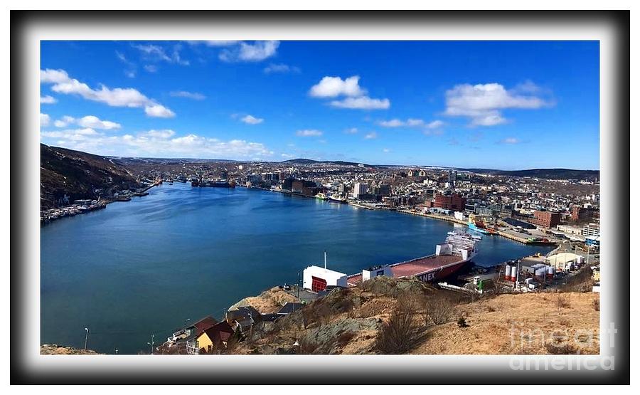 St. John's Photograph - St. Johns Harbour NL  by Barbara A Griffin