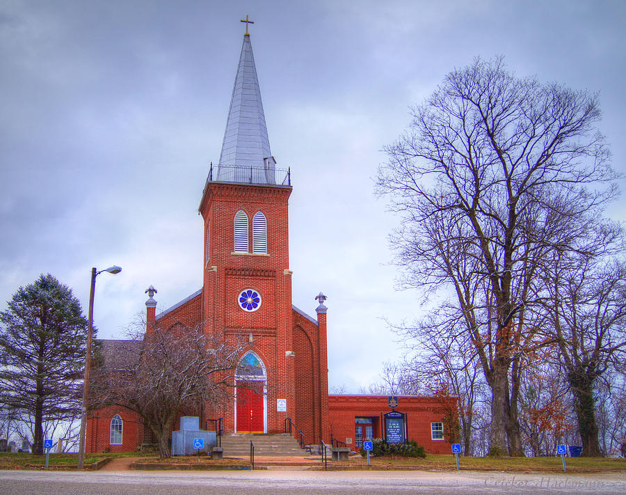 St. Johns Lutheran Church Photograph by Cricket Hackmann