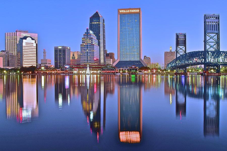 St Johns River Reflects Jacksonville Photograph by Frozen in Time Fine Art Photography