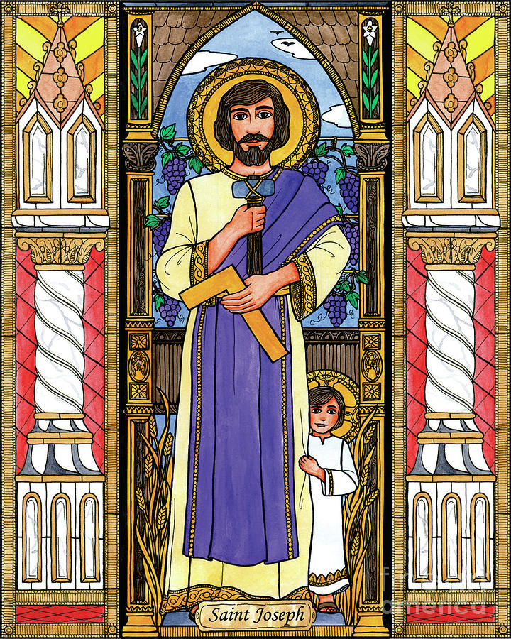 St. Joseph Painting by Brenda Nippert