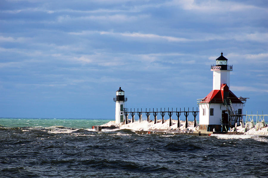 St. Joseph Lighthouse - Michigan Photograph by Douglas Milligan | Fine ...