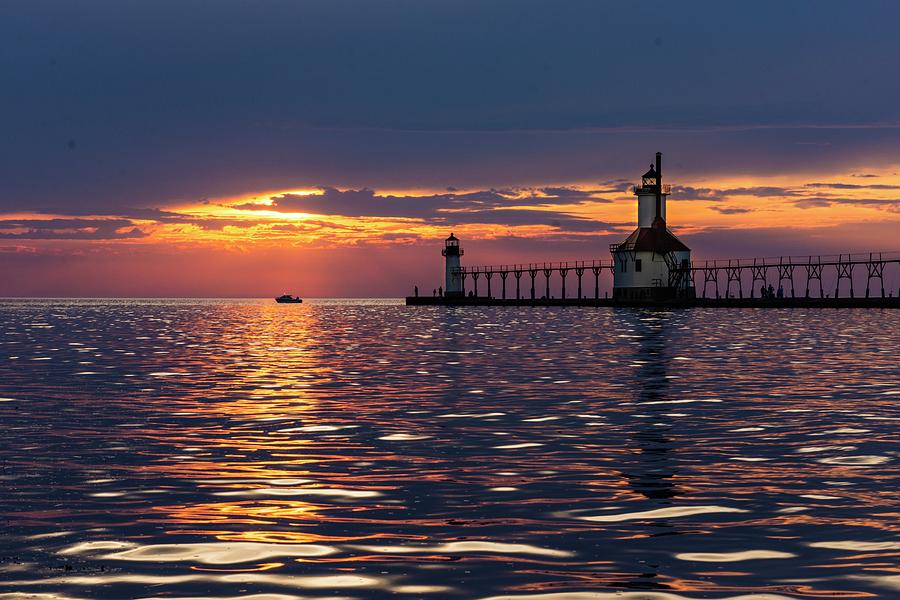 St. Joseph, MI Pier Photograph by Molly Pate - Fine Art America