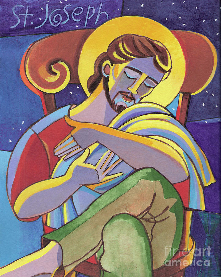 St. Joseph - MMJSP Painting by Br Mickey McGrath OSFS