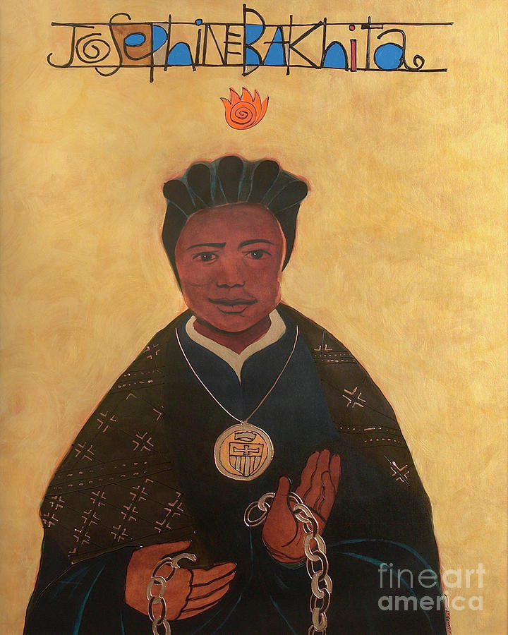 St. Josephine Bakhita - MMBKH Painting by Br Mickey McGrath OSFS