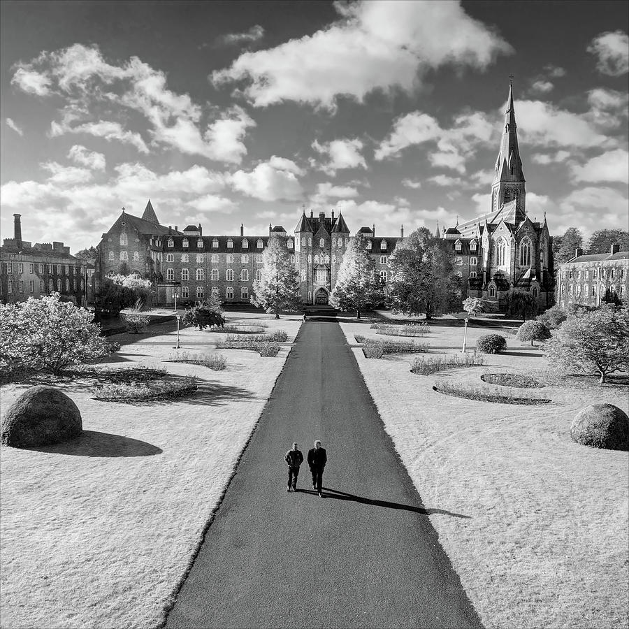 Architecture Photograph - St Josephs Square at Maynooth University - Kildare, Ireland by Barry O Carroll