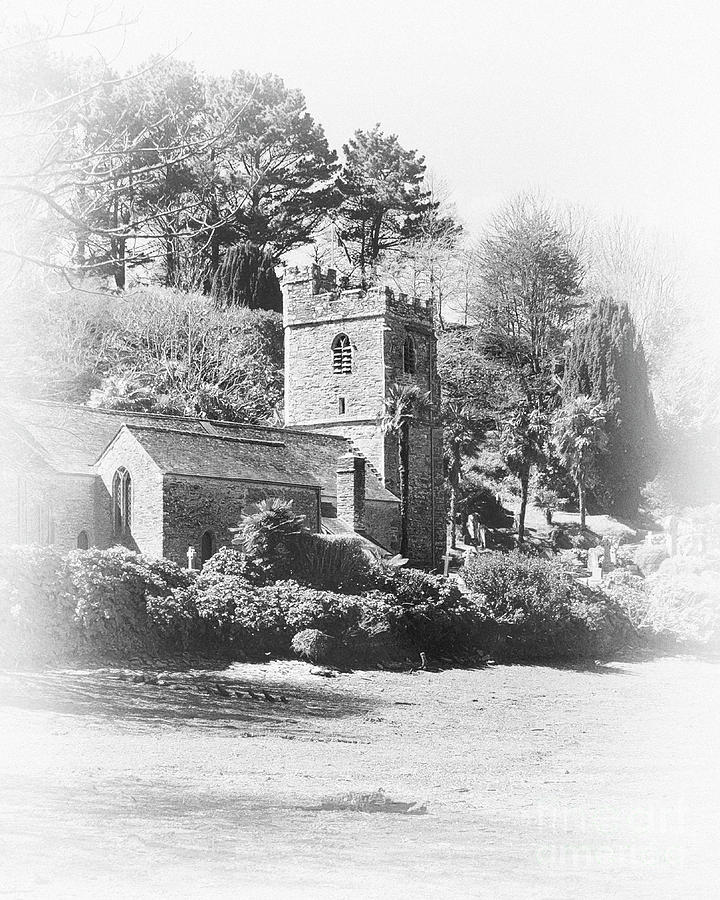 St Just Church Vignette Photograph by Linsey Williams