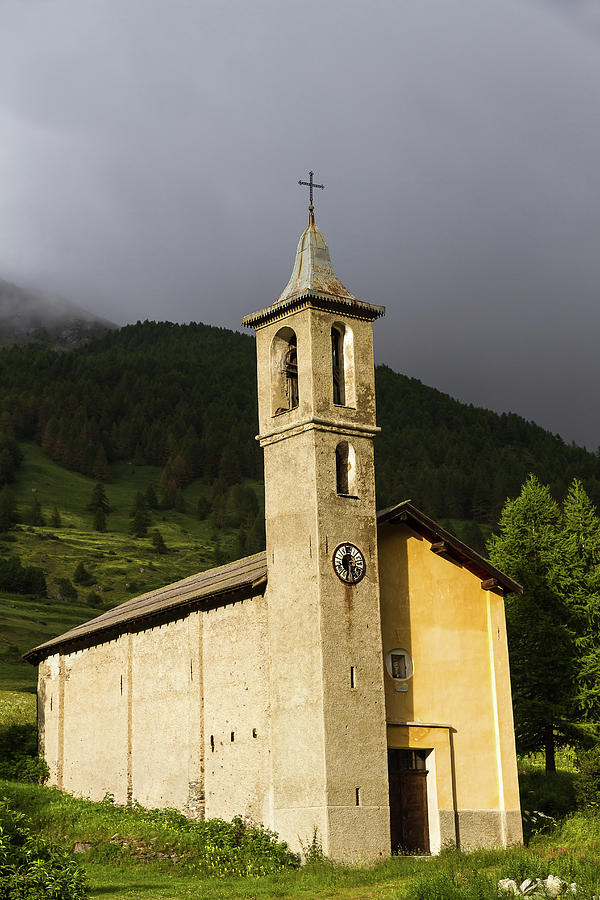 St Laurents church at La Monta Photograph by Paul MAURICE