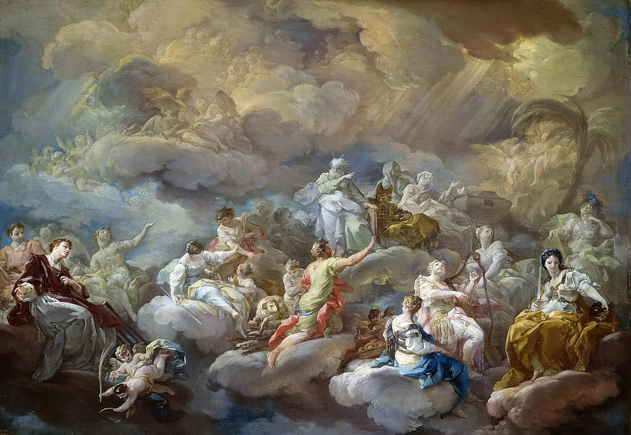 St Lawrence in Glory Painting by Corrado Giaquinto