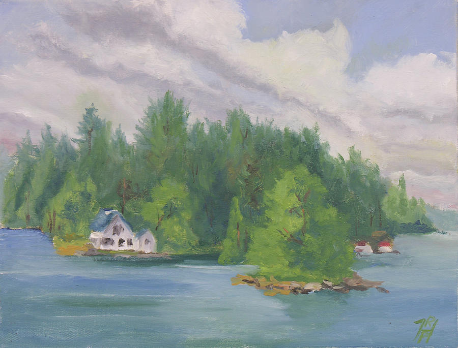 St Lawrence River-Ivy Lea Ontario Area Painting by Robert P Hedden