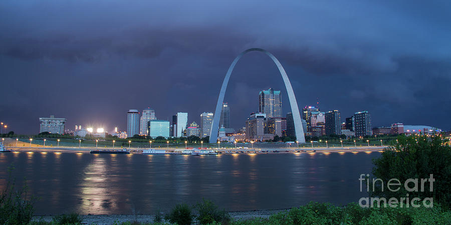 St Louis Before the Storm Photograph by Garry McMichael